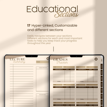 Motivational quotes and personalized stickers in the Student Planner for inspiration and creativity