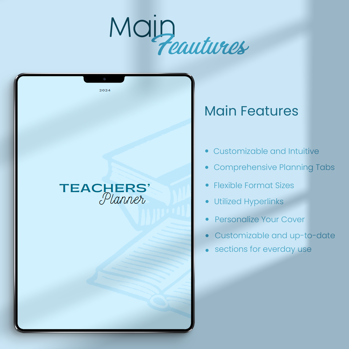 Meeting notes and to-do list sections in the Digital Teacher Planner for comprehensive classroom management