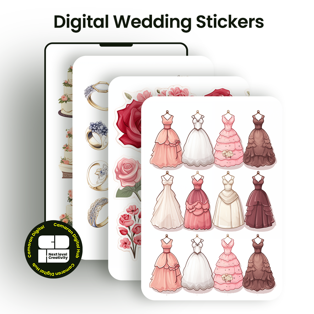 Wedding Digital Stickers