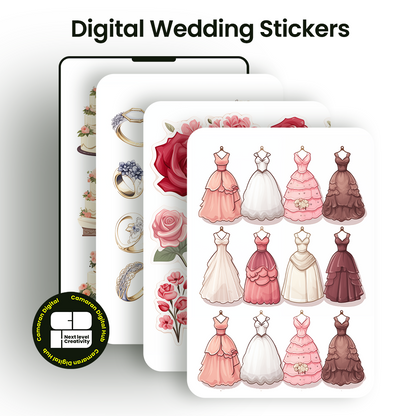 Wedding Digital Stickers