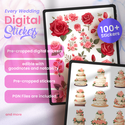 Wedding Digital Stickers